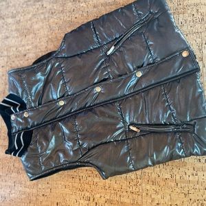 Metallic Puffer Vest